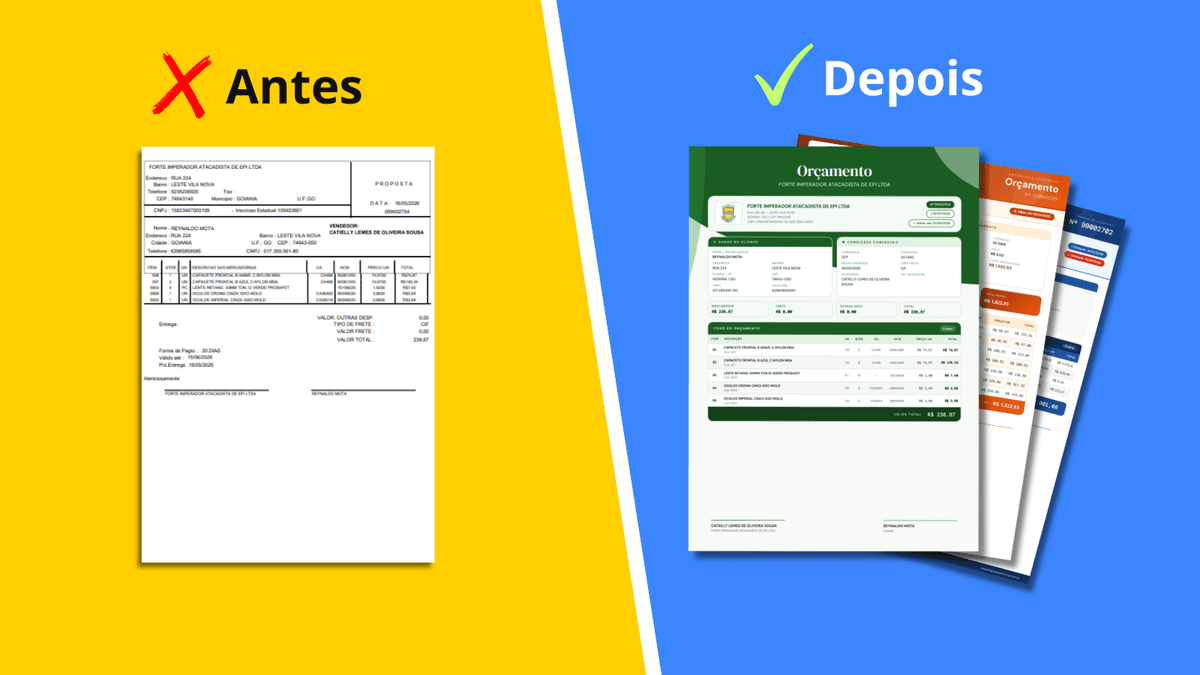 Gerador de Orçamento Moderno para WinThor
